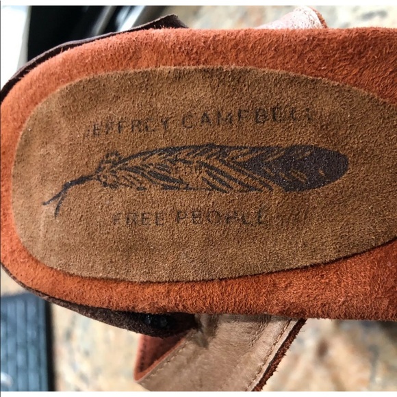 Jeffrey Campbell Sandal Platform Brown Rust - Picture 8 of 8